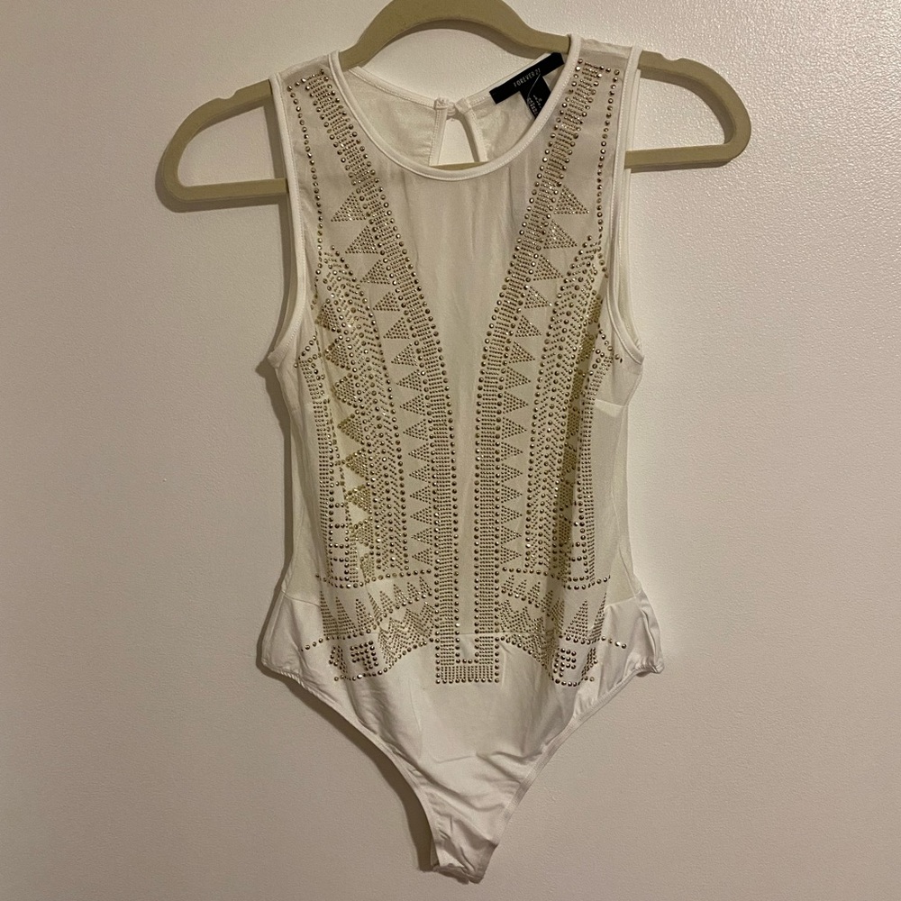 Forever 21 Studded Bodysuit NWT